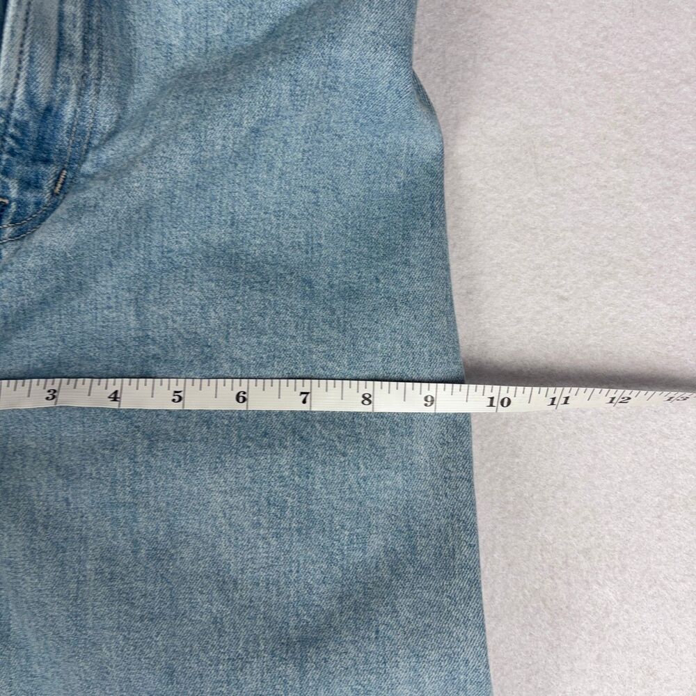 Madewell Emmett Wide-Leg Jeans Women's 25 Blue Light Wash Ankle Crop Normcore - Picture 8 of 10